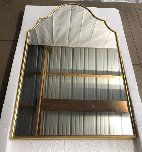 New “Kate & Laurel” (20”Wx30”H) Vert Gold Framed Arch Mirror